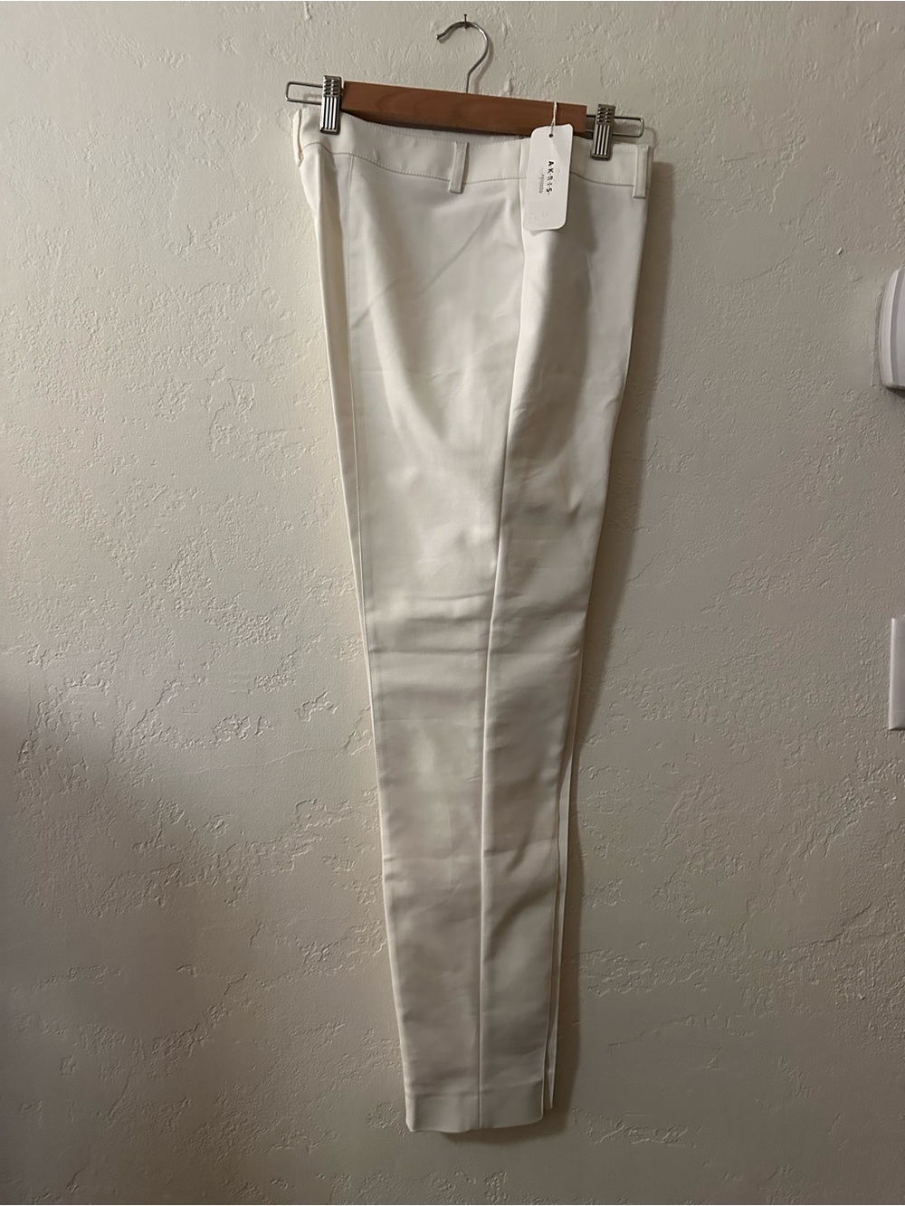 Akris punto NWT White Trousers  size 10